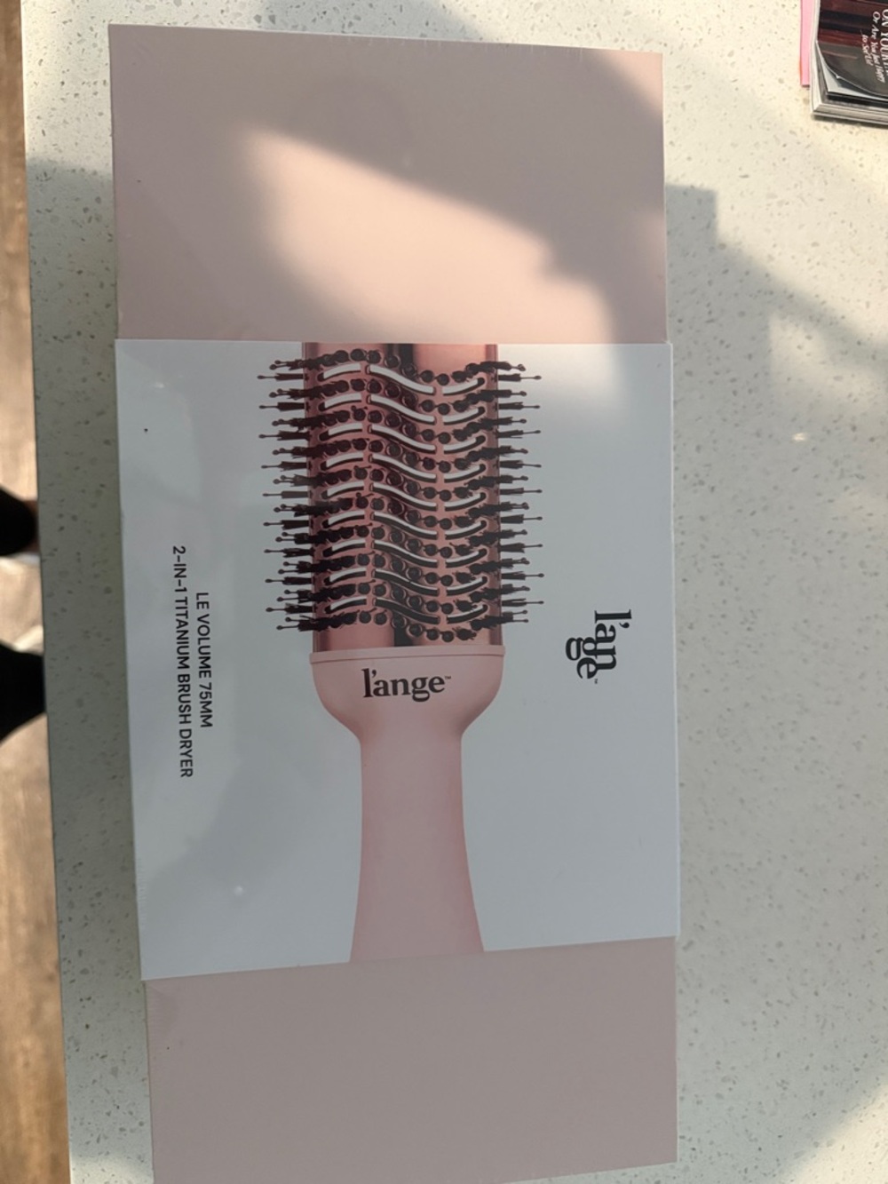 Lange 2-in-1 Titanium Brush Dryer - Light Pink